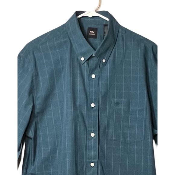 Dockers Mens Long Sleeve Button Down Shirt Size L Blue Chest Pocket Collar Casua - Picture 2 of 10